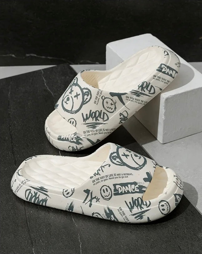 Urban Glide Slides - Rock the summer with these hip, street-ready slides